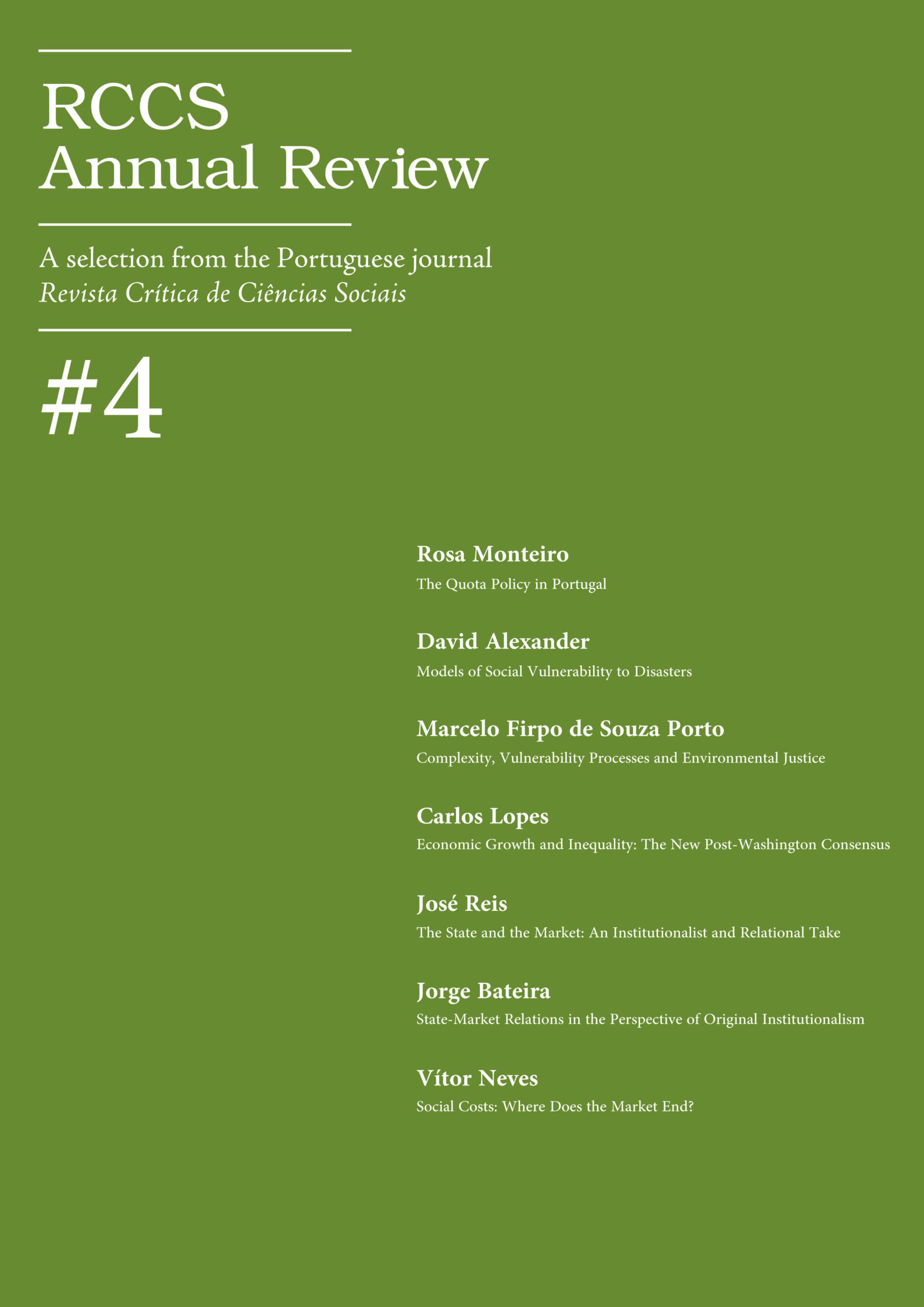 Economic growth and inequality: The new post-Washington consensus